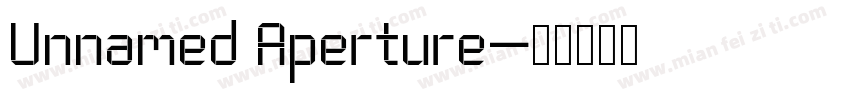 Unnamed Aperture字体转换